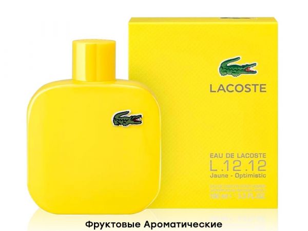 Lacoste Eau de Lacoste L.12.12 Jaune Optimistic, Edt, 100 ml wholesale